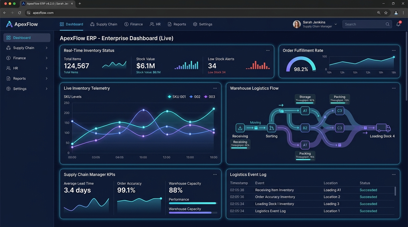 ApexFlow Enterprise ERP