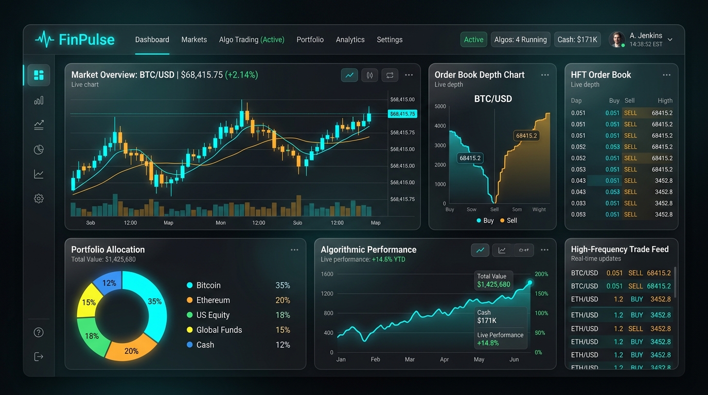 FinPulse High-Speed Wealth Platform